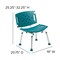 Flash Furniture 15" L, Plastic, Teal Bath & Shower Chair DC-HY3501L-TL-GG - alternate 7